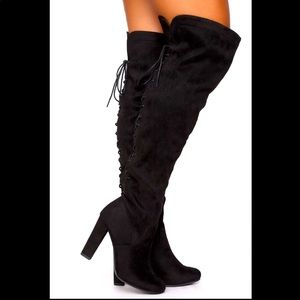 Black Heeled Boots